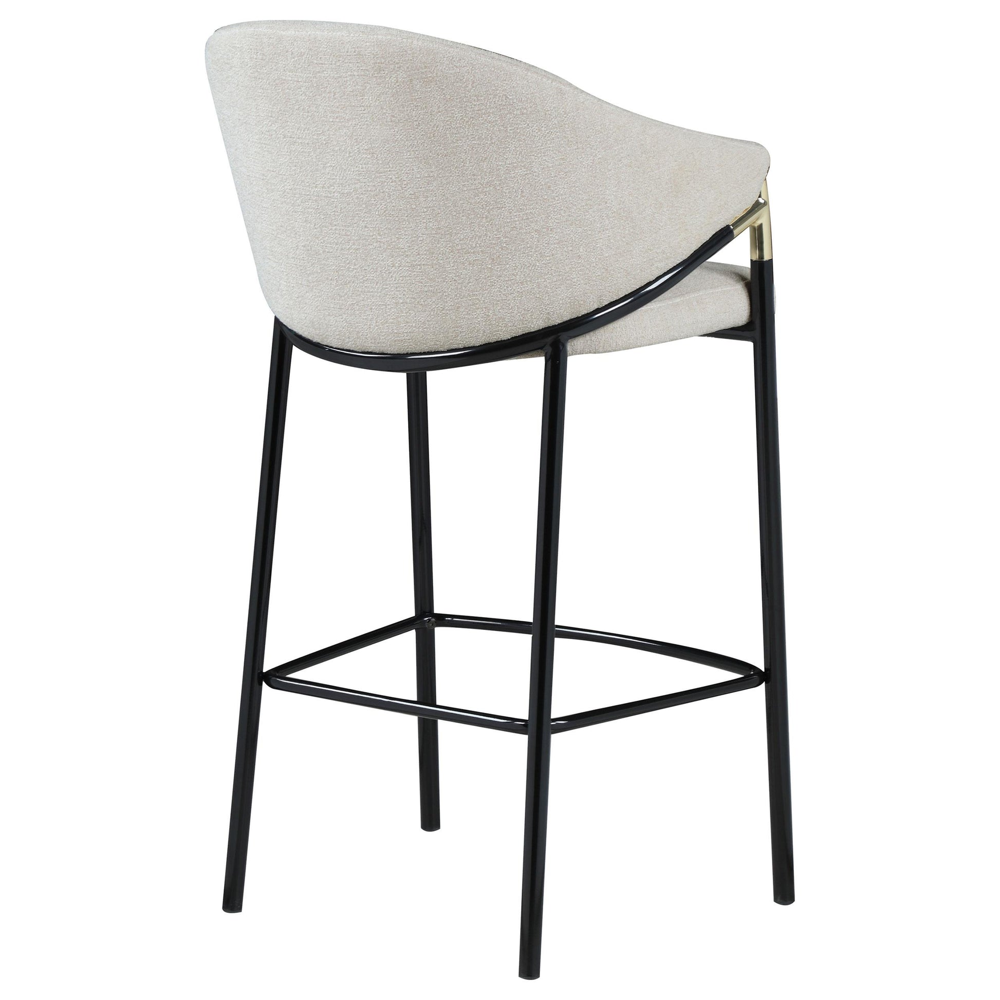  Coaster Furniture Chadwick 183437 Fabric Upholstered Bar Chair - Beige IMAGE 7