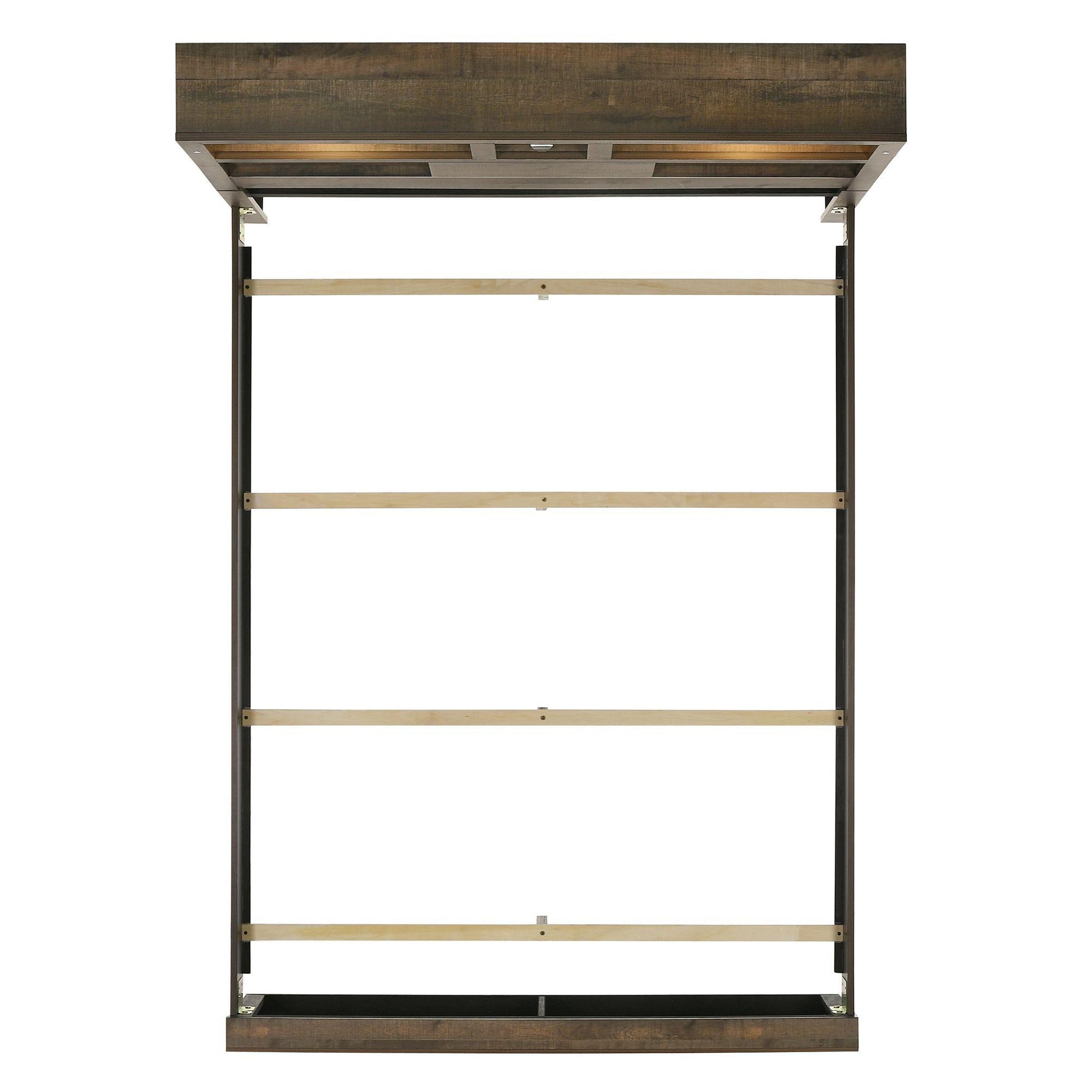  Size_Twin  -- Bailey BY520TB Twin Bookcase Bed with Bluetooth IMAGE 3