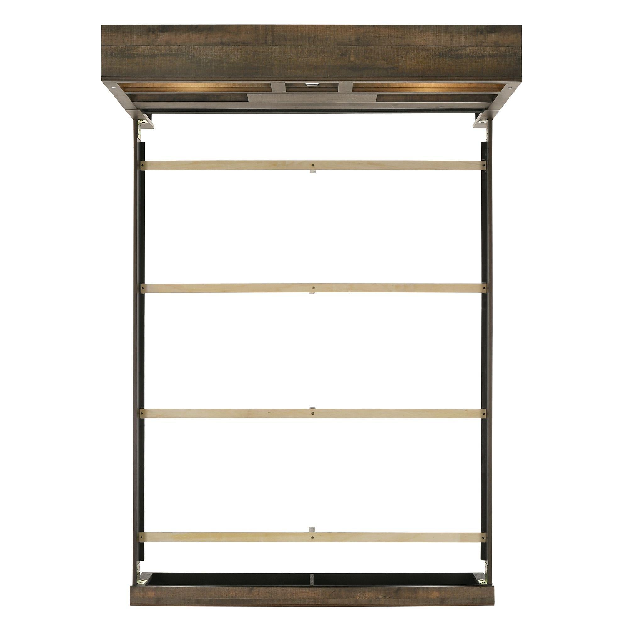  Size_Twin  -- Bailey BY520TB Twin Bookcase Bed with Bluetooth IMAGE 3