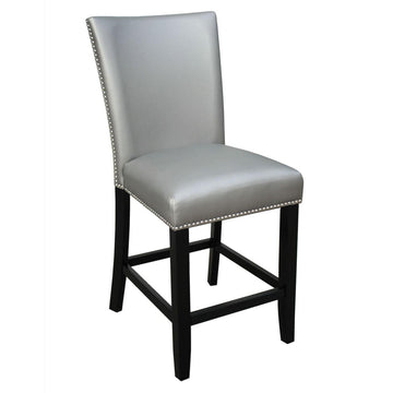  Steve Silver Furniture Camila CM420CCSN Counter Height Dining Chair - Silver IMAGE 1