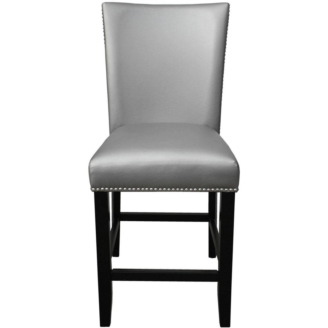  Steve Silver Furniture Camila CM420CCSN Counter Height Dining Chair - Silver IMAGE 1