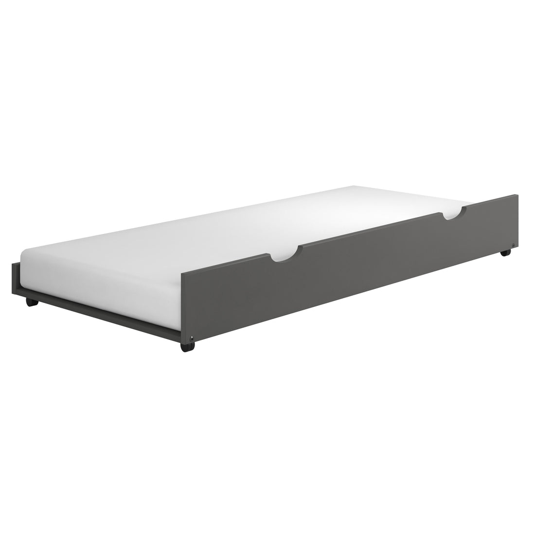  Donco Trading Company 503-DG Twin Trundle Bed - Dark Grey IMAGE 1