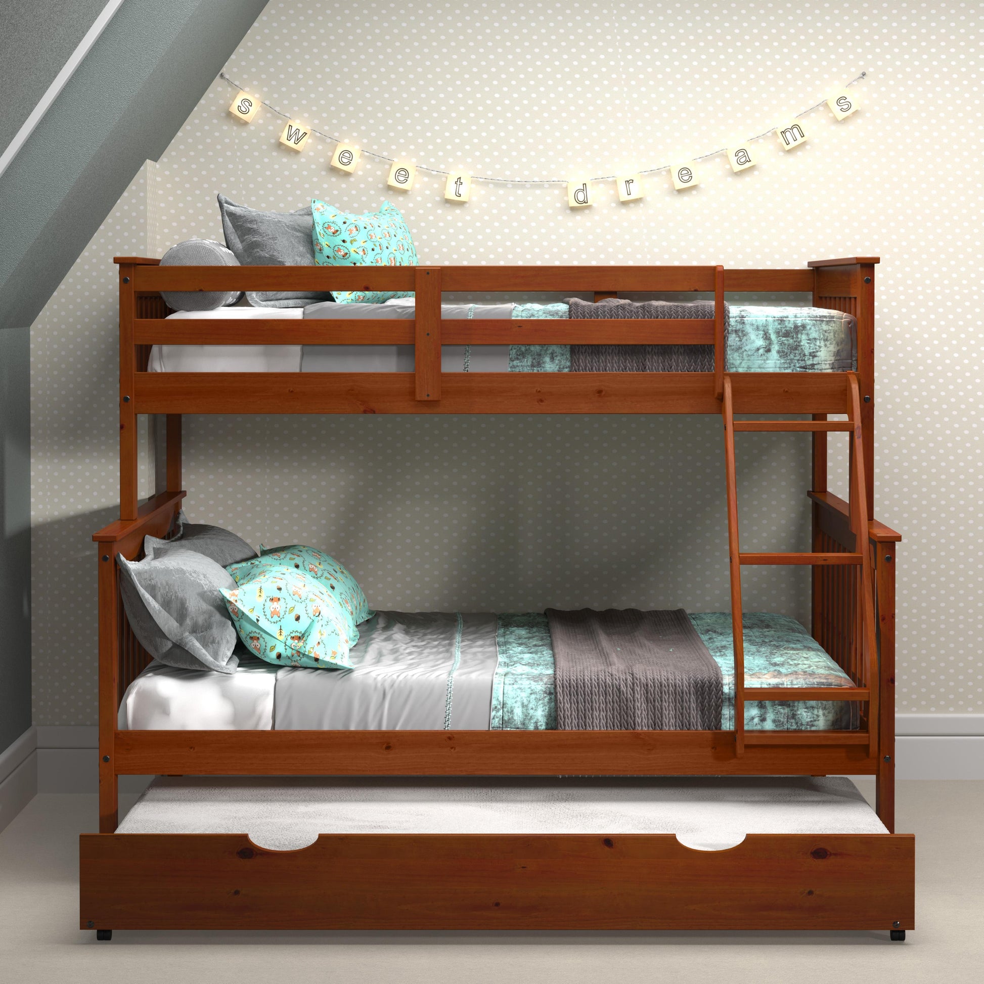  Donco Trading Company 503-E Twin Trundle Bed - Espresso IMAGE 4