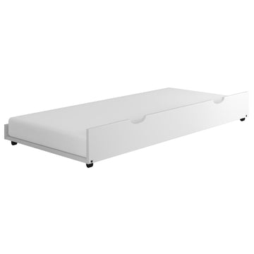  Donco Trading Company 503-W Twin Trundle Bed - White IMAGE 1