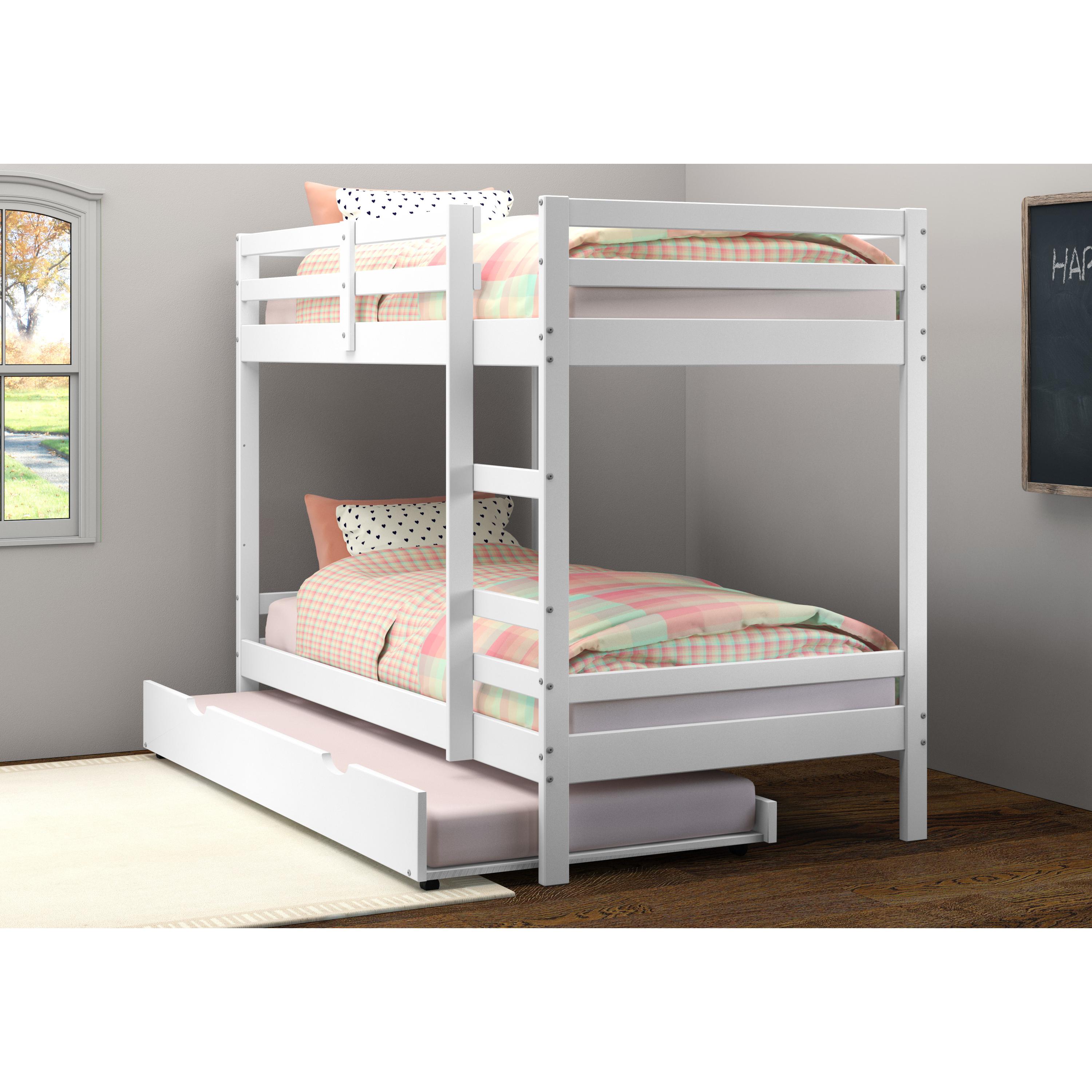  Donco Trading Company 503-W Twin Trundle Bed - White IMAGE 6
