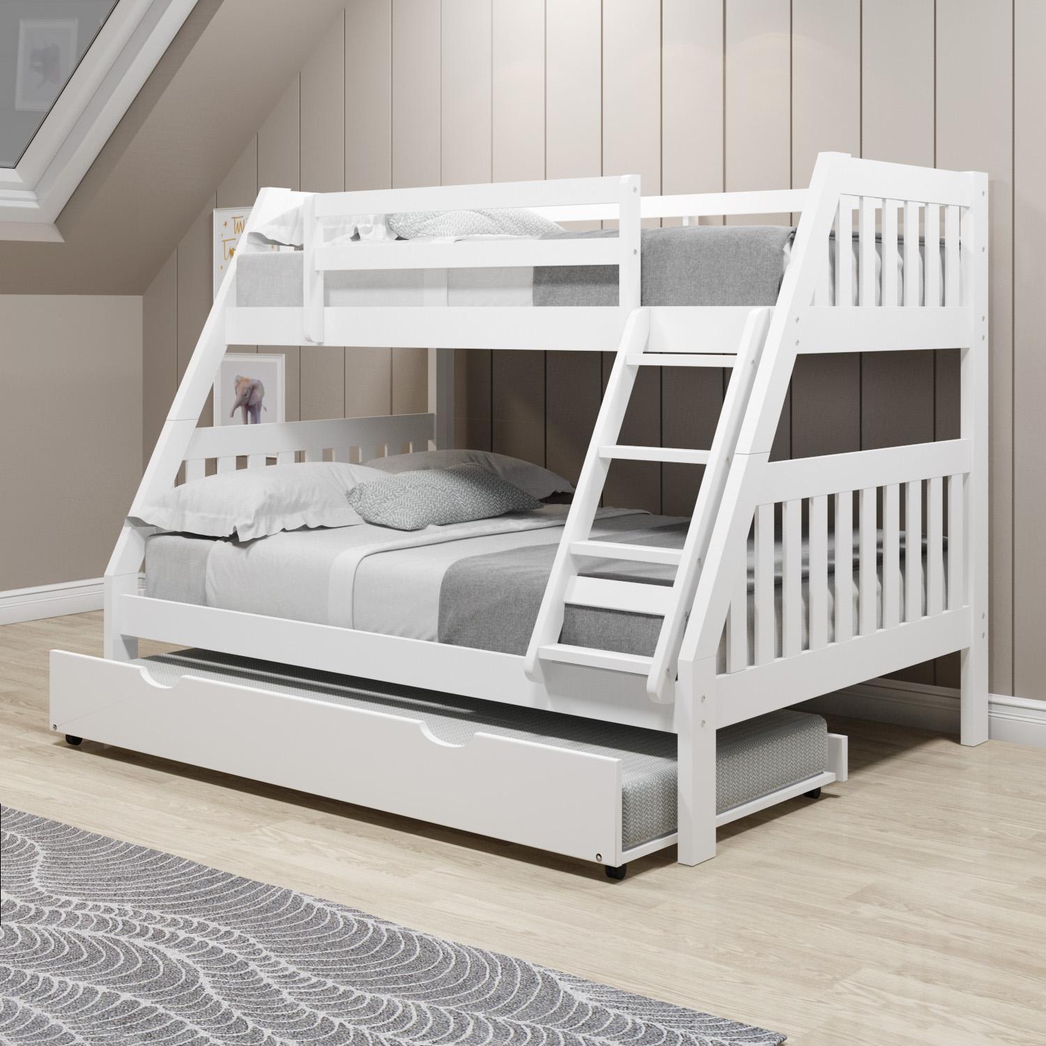  Donco Trading Company 503-W Twin Trundle Bed - White IMAGE 7