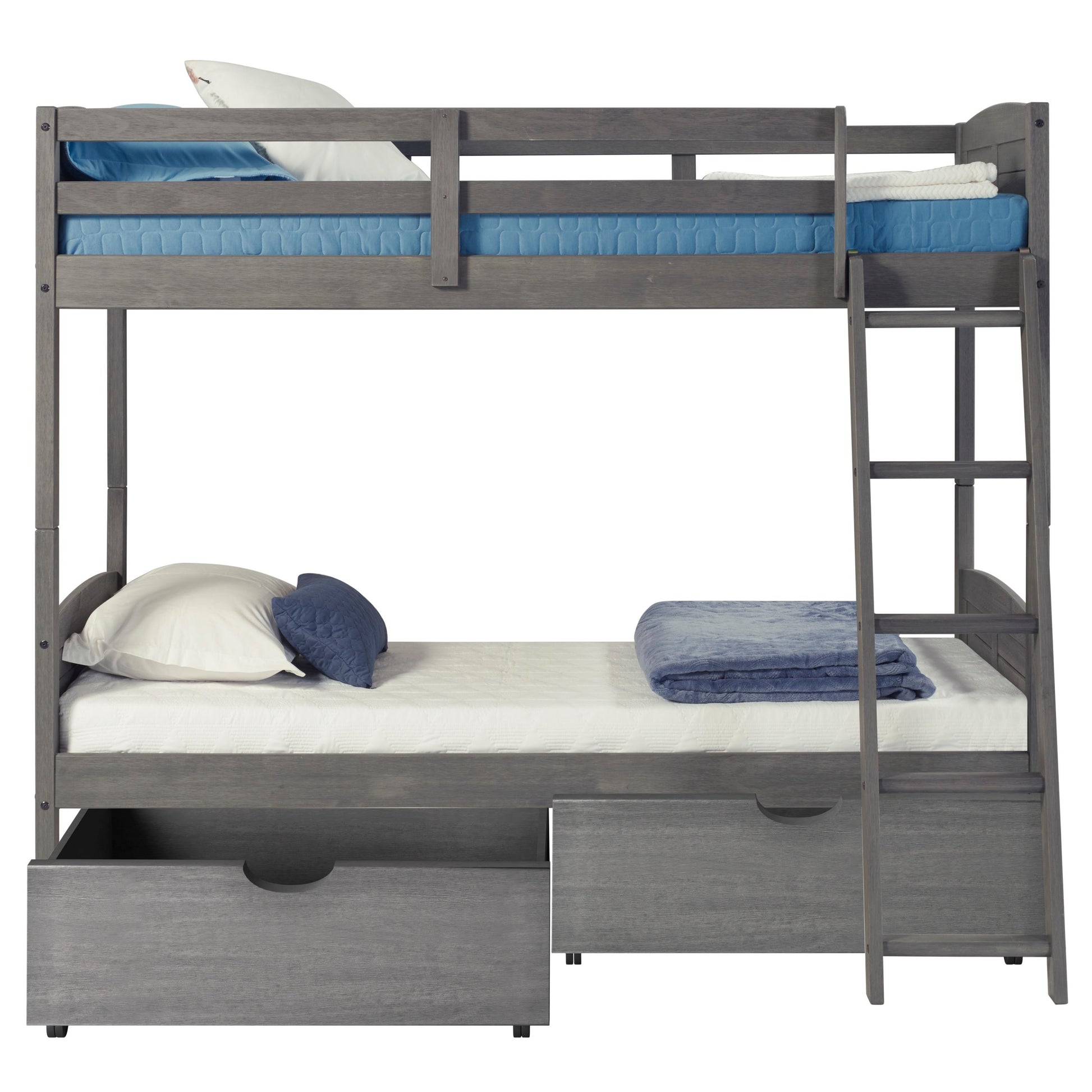  Donco Trading Company 505-AG Dual Underbed Drawers - Antique Grey IMAGE 4