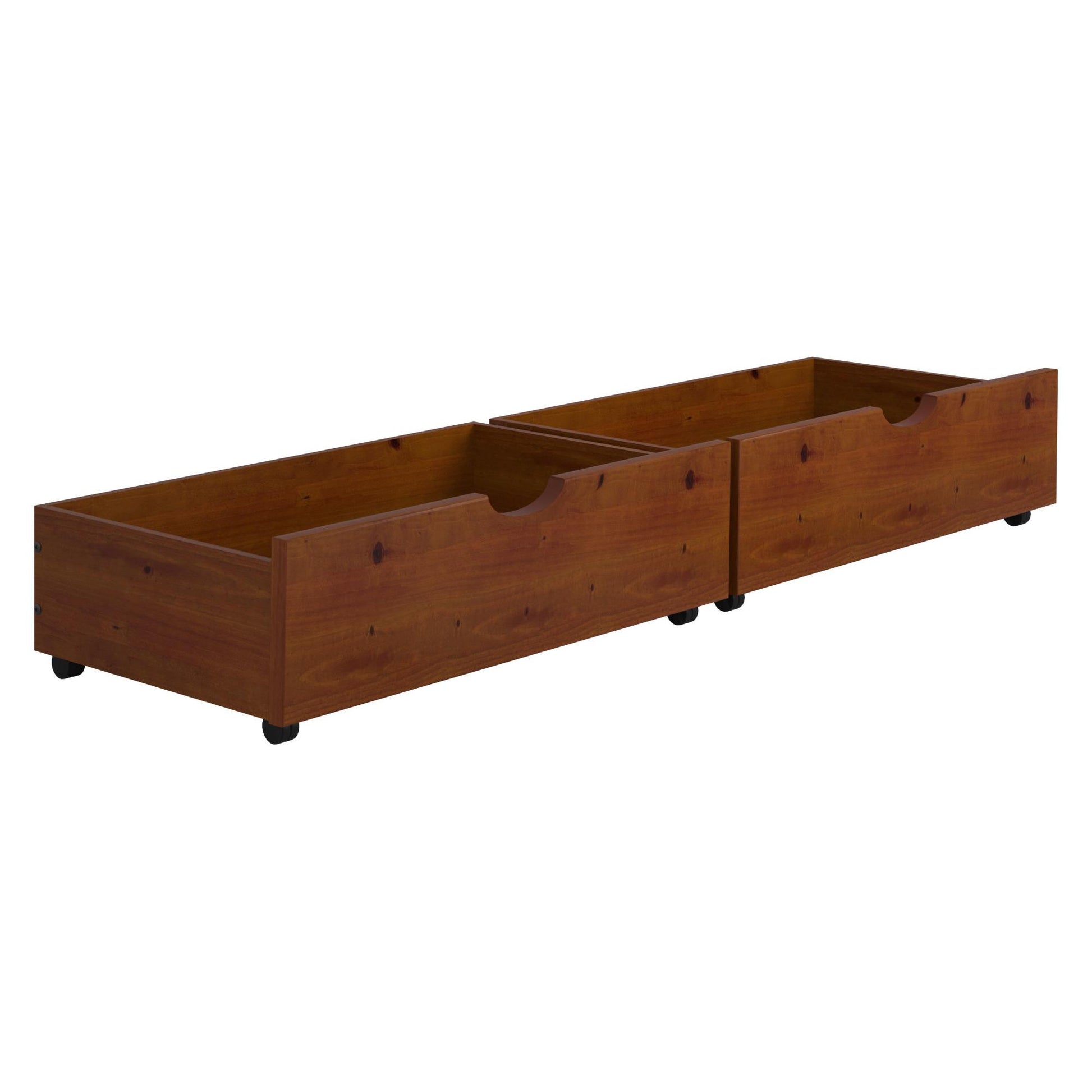  Donco Trading Company 505-E Dual Underbed Drawers - Espresso IMAGE 1