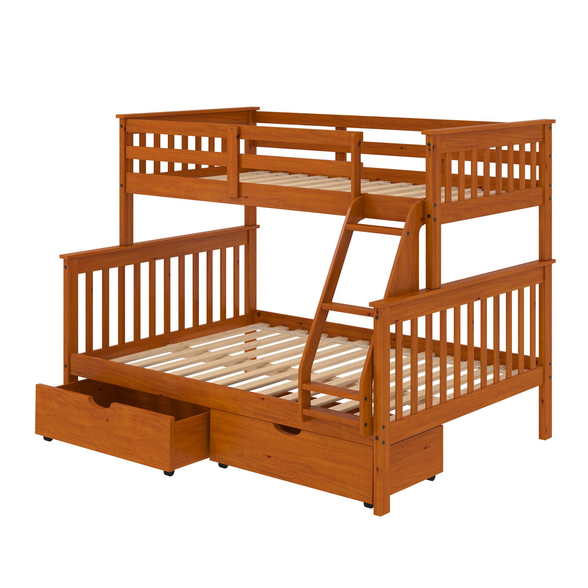  Donco Trading Company 505-H Dual Underbed Drawers - Honey IMAGE 2