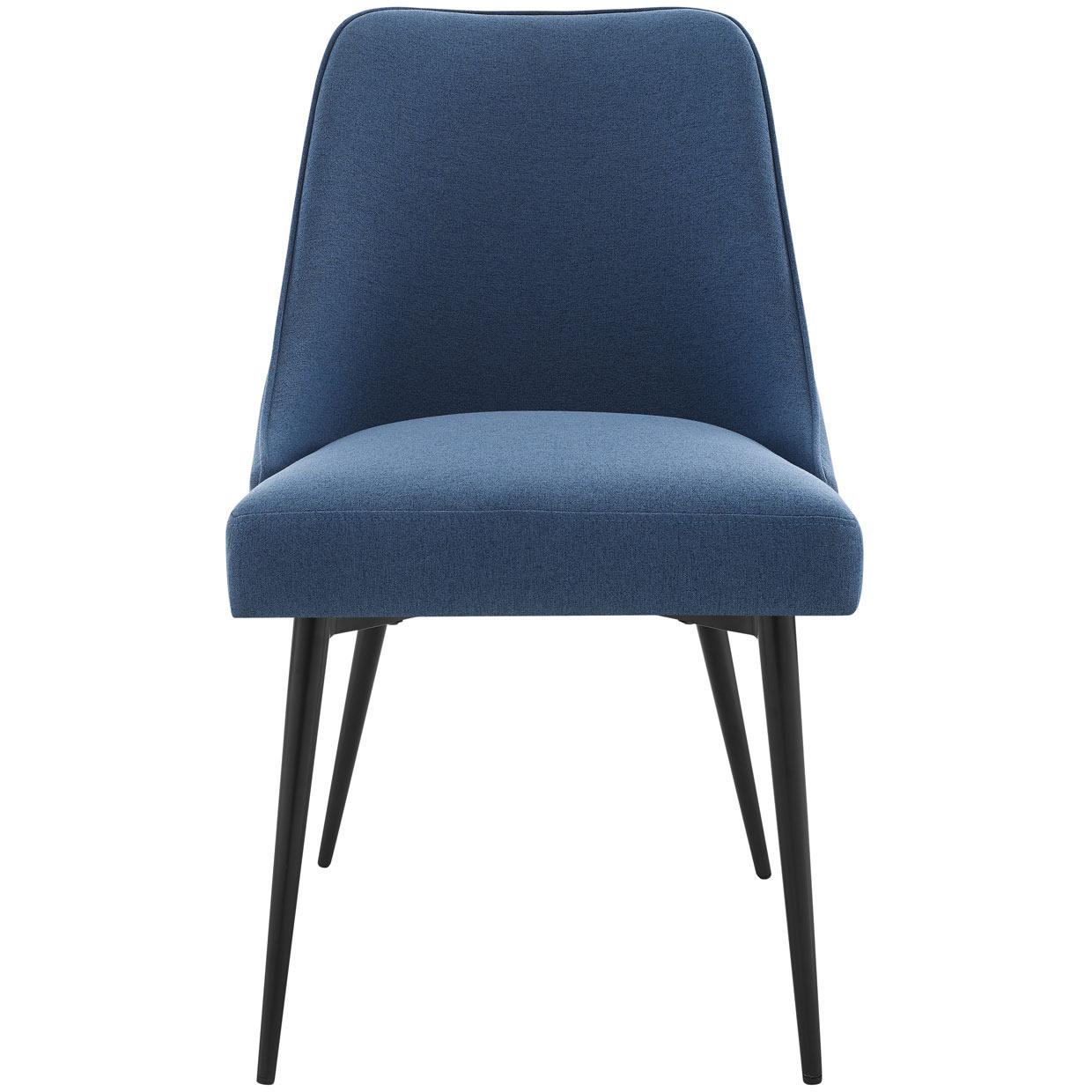  Steve Silver Furniture Colfax CF450SN Dining Chair - Navy IMAGE 2
