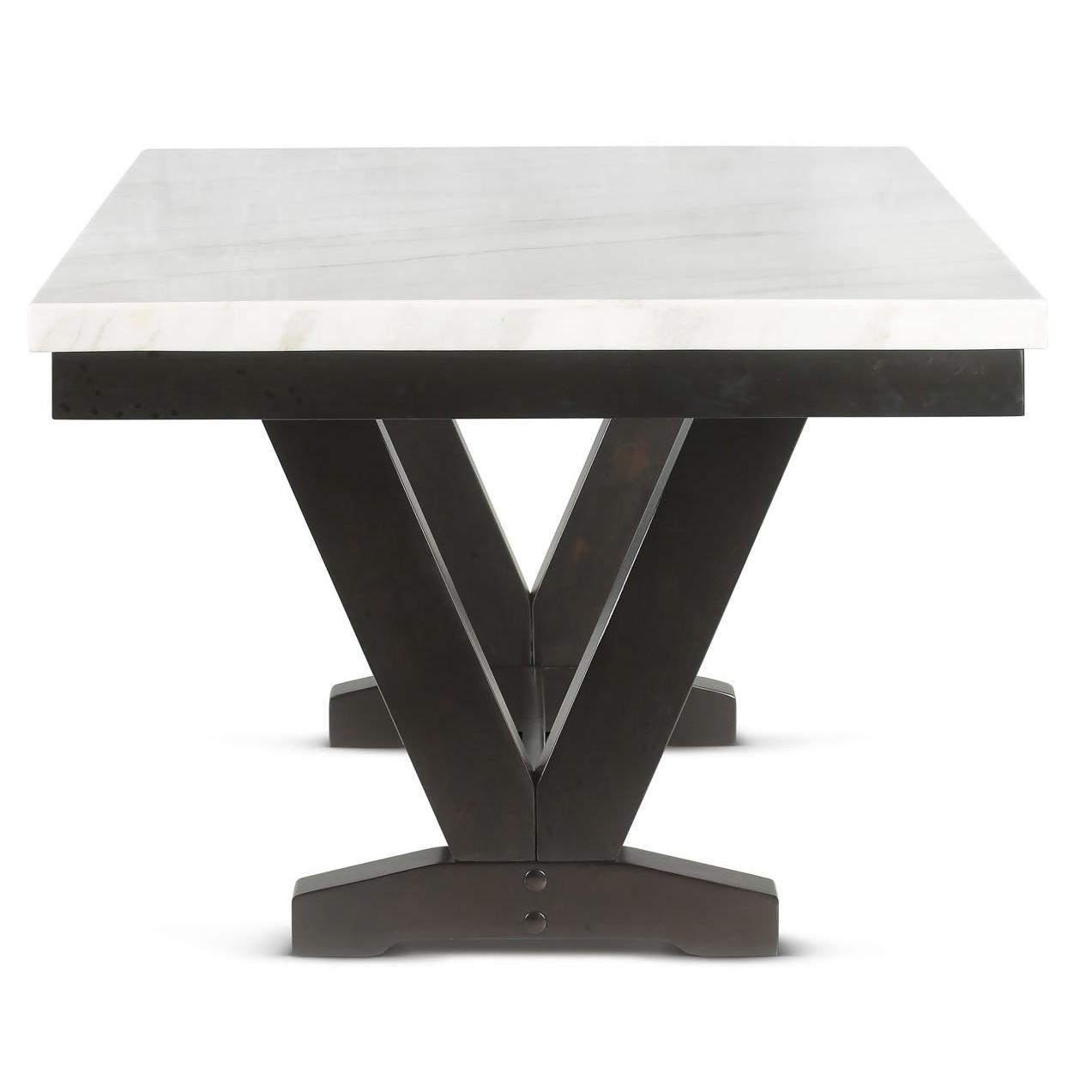  Steve Silver Furniture Finley FL500WT Dining Table IMAGE 3