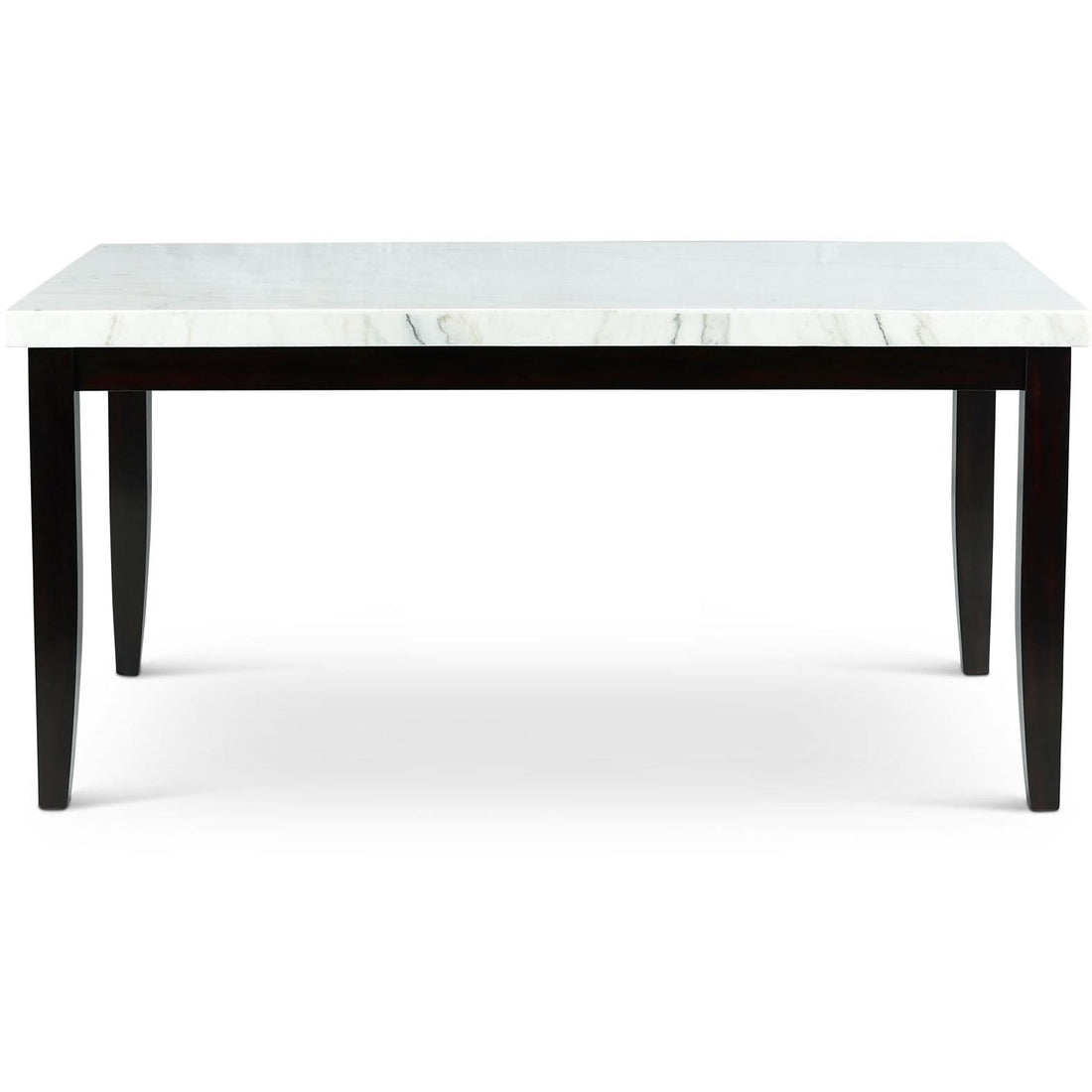  Steve Silver Furniture Westby WB380T White Marble Top Dining Table IMAGE 1
