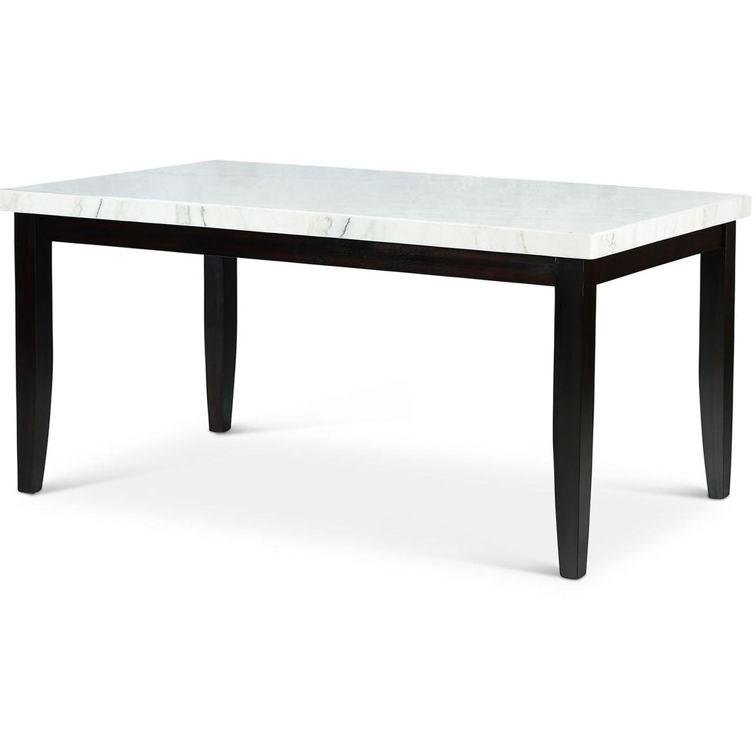  Steve Silver Furniture Westby WB380T White Marble Top Dining Table IMAGE 1