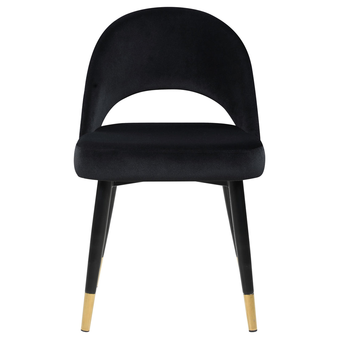  Coaster Furniture Lindsey 193562 Upholstered Dining Side Chair - Black IMAGE 1