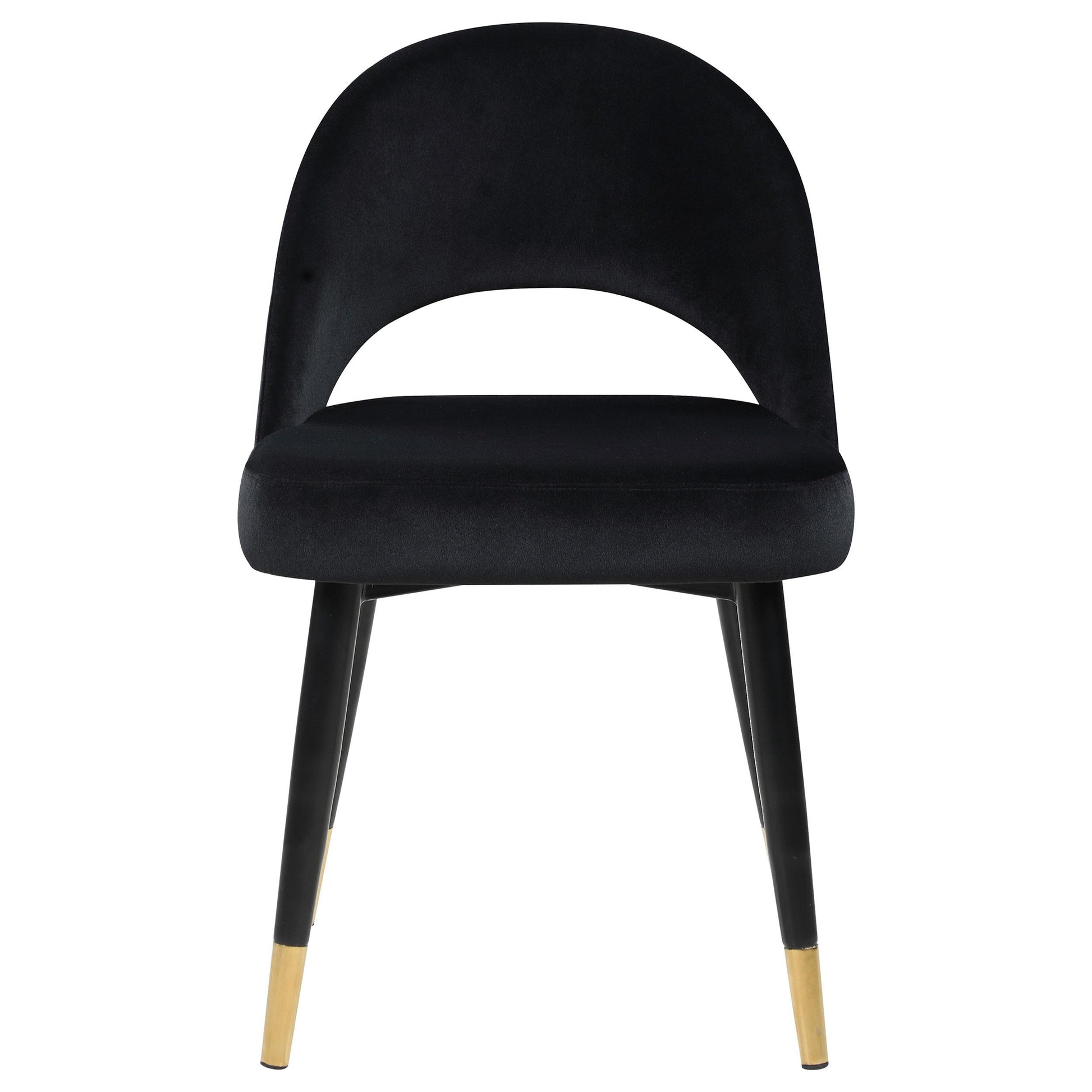  Coaster Furniture Lindsey 193562 Upholstered Dining Side Chair - Black IMAGE 2