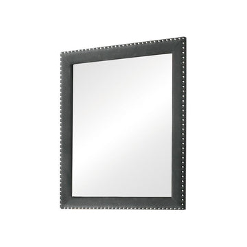  Coaster Furniture Melody 223384 Upholstered Dresser Mirror - Grey IMAGE 1