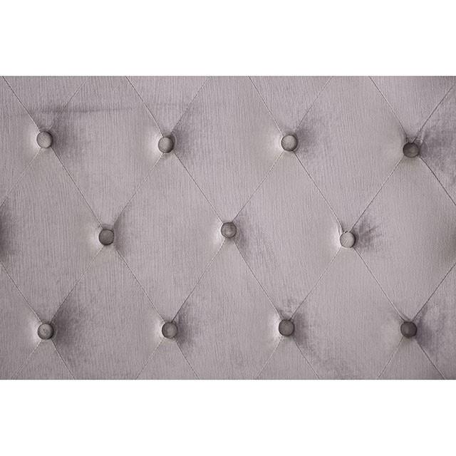  Color_Grey  Size_Queen  -- Mirabelle CM7679GY-Q-VN Queen Bed IMAGE 4