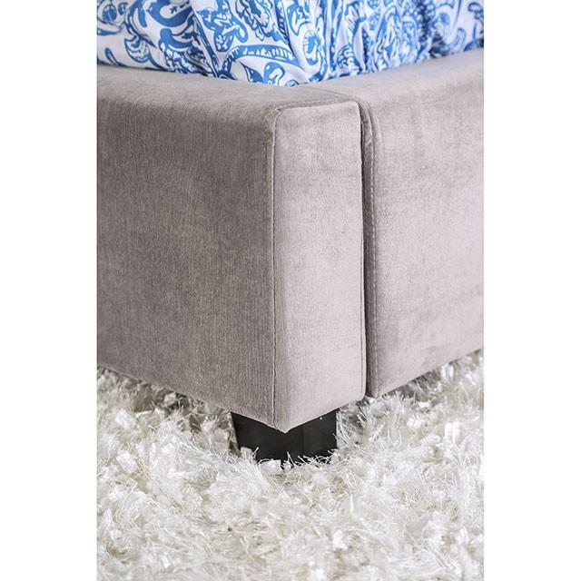  Color_Grey  Size_Queen  -- Mirabelle CM7679GY-Q-VN Queen Bed IMAGE 5