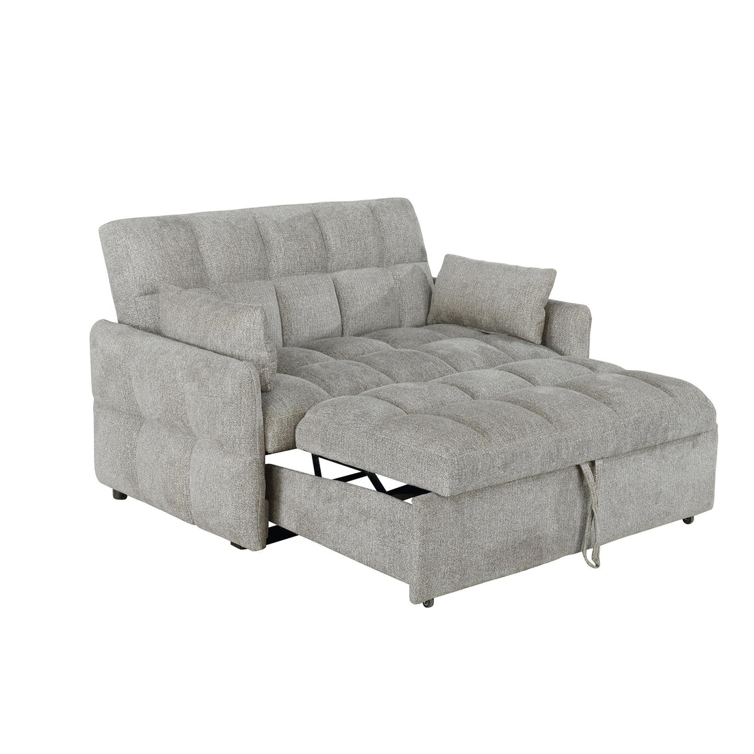 Coaster Furniture Cotswold 508307 Upholstered Convertible Sleeper Sofa Bed - Light Grey IMAGE 1