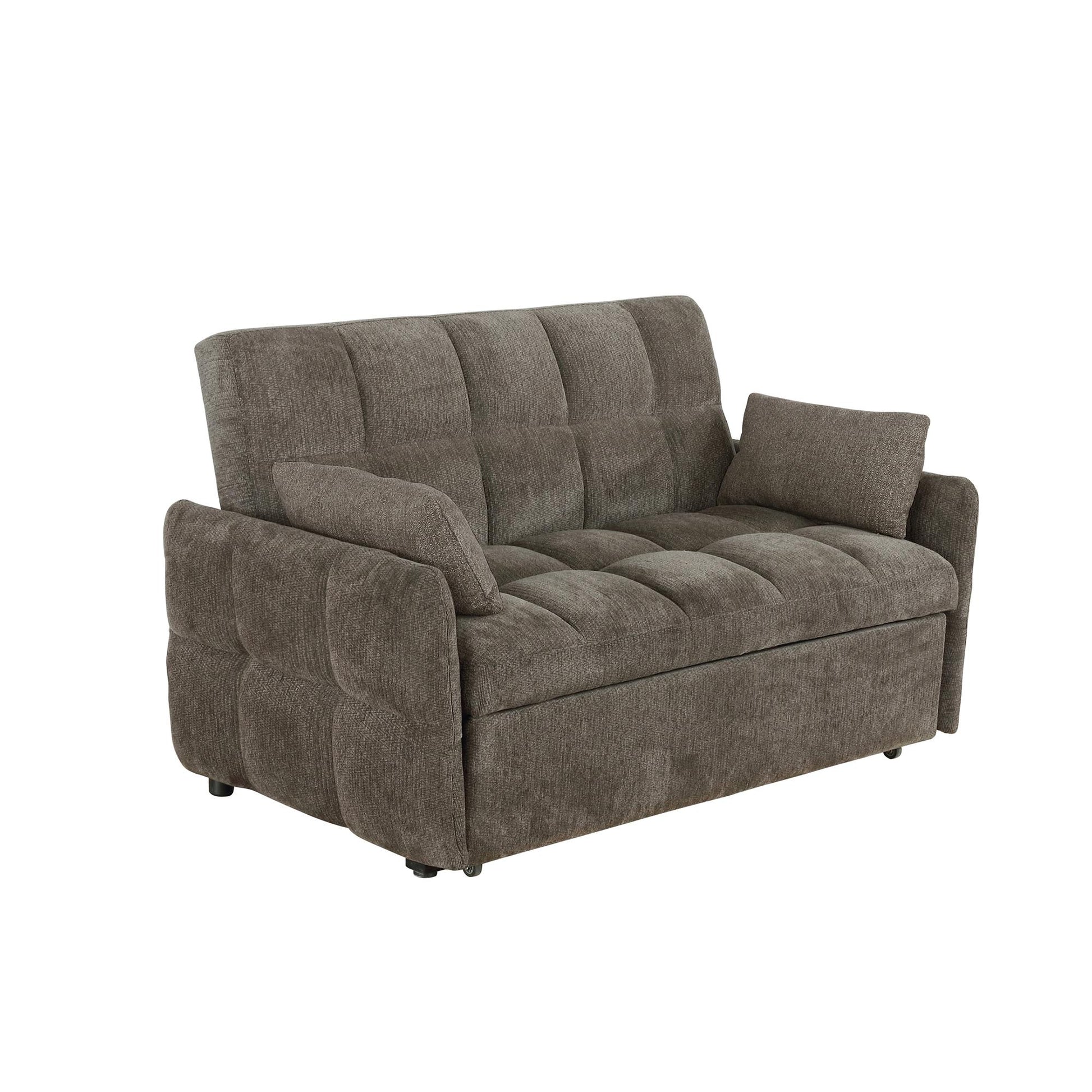  Coaster Furniture Cotswold 508308 Upholstered Convertible Sleeper Sofa Bed - Dark Grey IMAGE 1