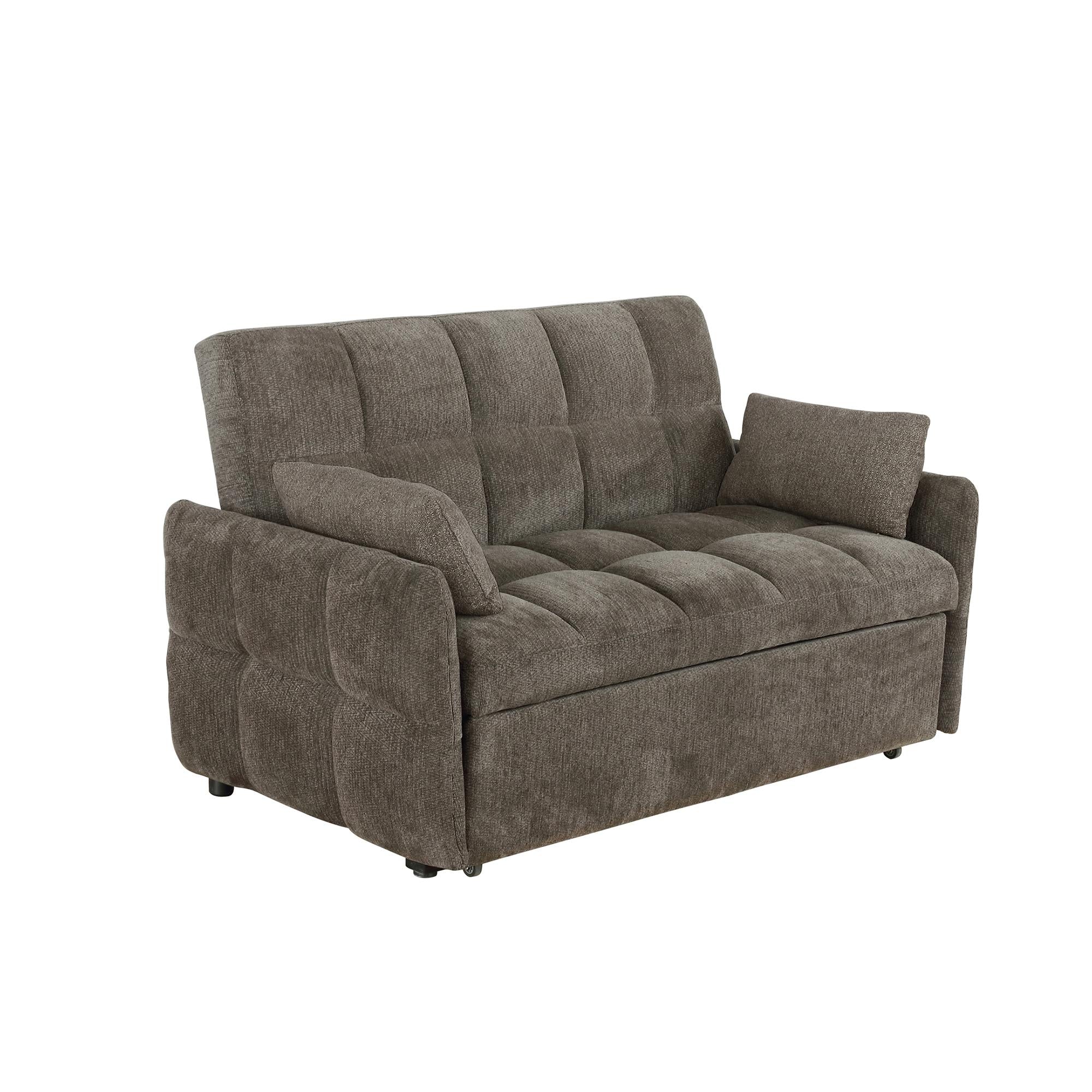  Coaster Furniture Cotswold 508308 Upholstered Convertible Sleeper Sofa Bed - Dark Grey IMAGE 1