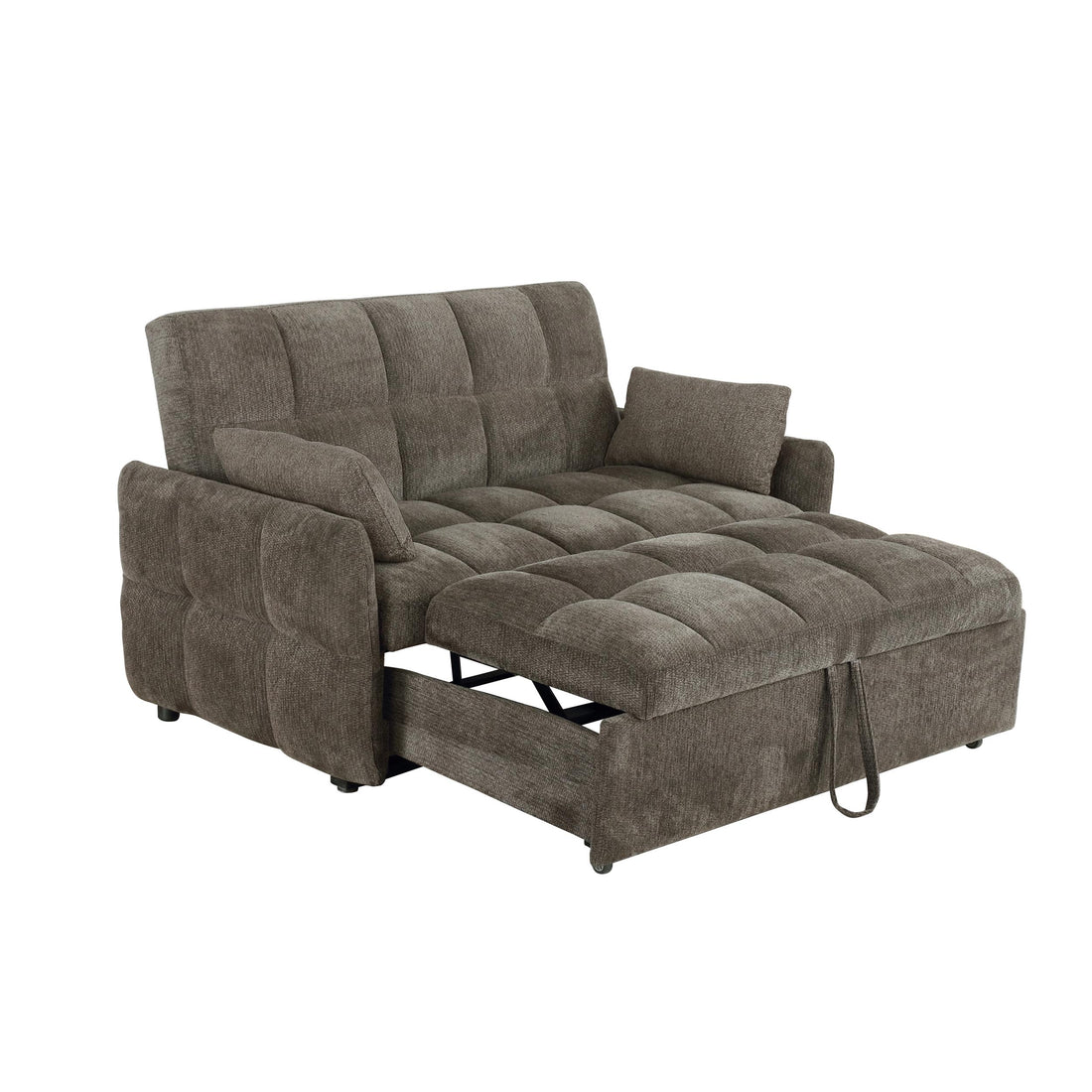  Coaster Furniture Cotswold 508308 Upholstered Convertible Sleeper Sofa Bed - Dark Grey IMAGE 1