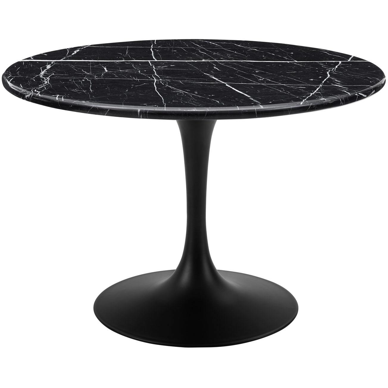 Steve Silver Furniture Colfax CF450KDBMT Round Dining Table - Black IMAGE 1