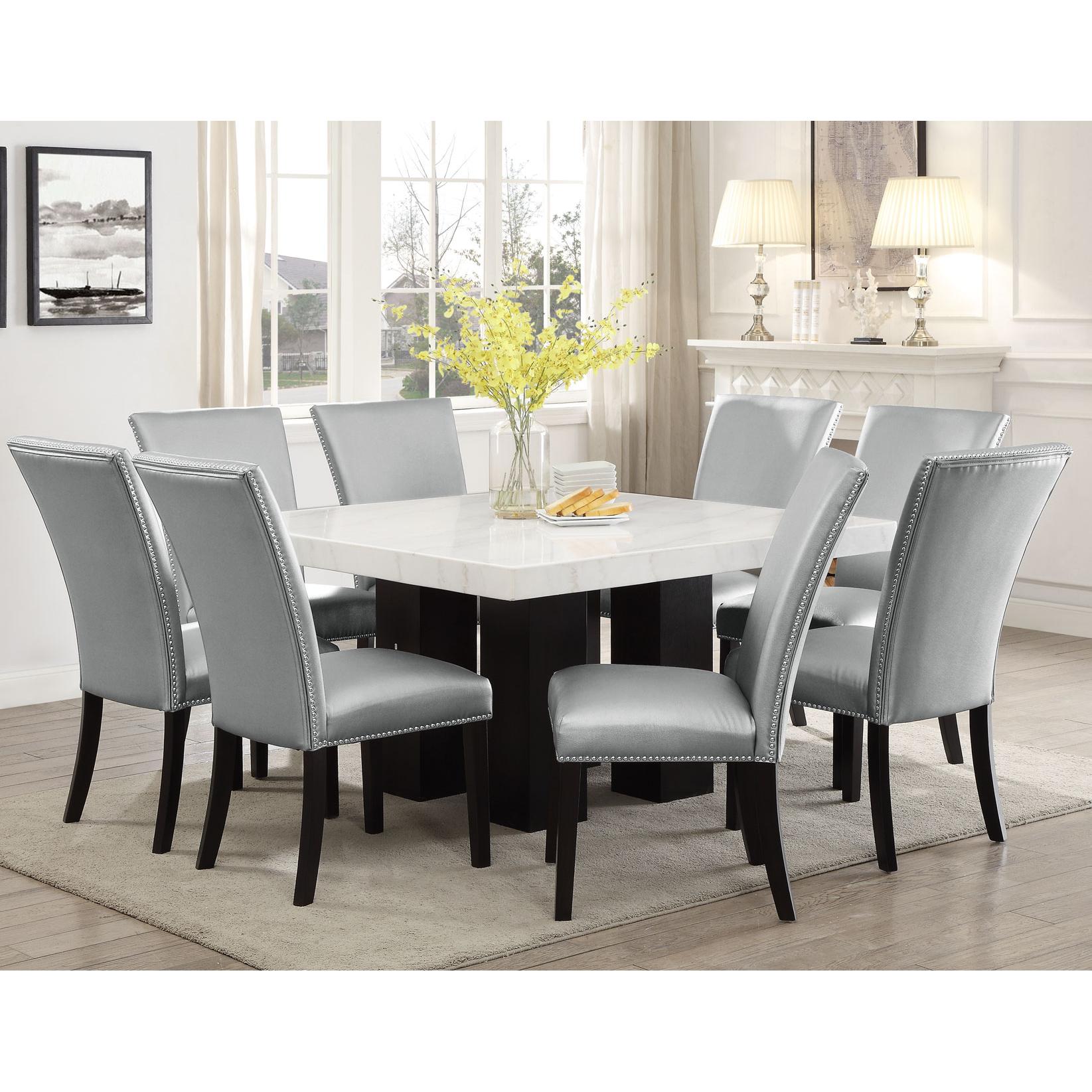  Steve Silver Furniture Camila CM540PT420WB Square Dining Table IMAGE 4
