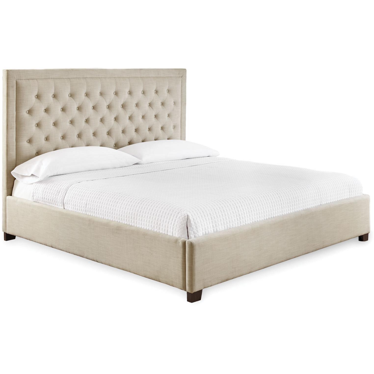 Steve Silver Furniture Isadora ID890KBEDS King Platform Bed - Sand IMAGE 1