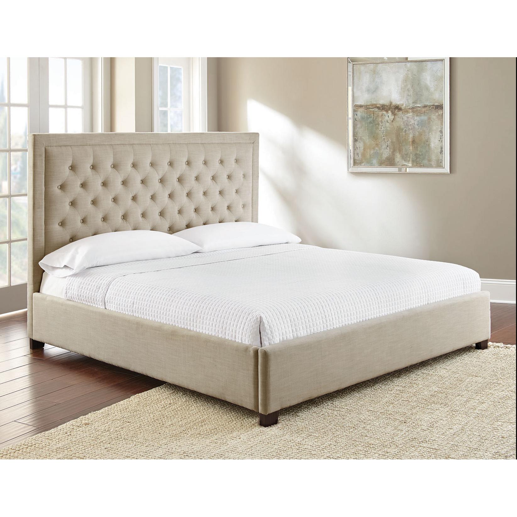  Steve Silver Furniture Isadora ID890KBEDS King Platform Bed - Sand IMAGE 5