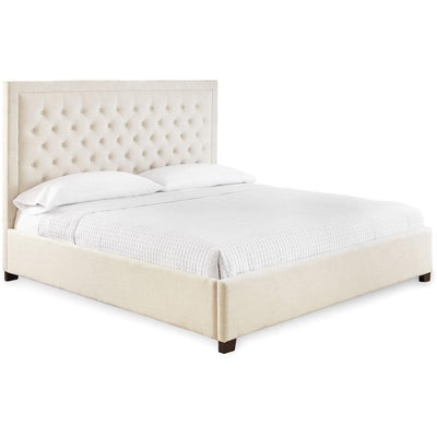  Steve Silver Furniture Isadora ID890KBEDW King Platform Bed - White IMAGE 1
