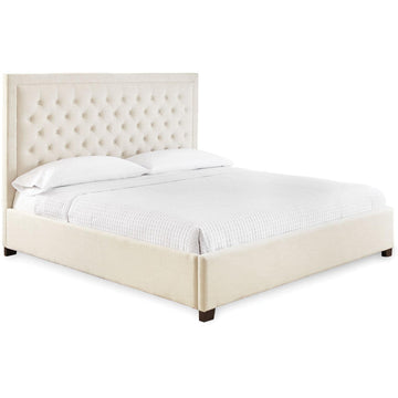  Steve Silver Furniture Isadora ID890KBEDW King Platform Bed - White IMAGE 1