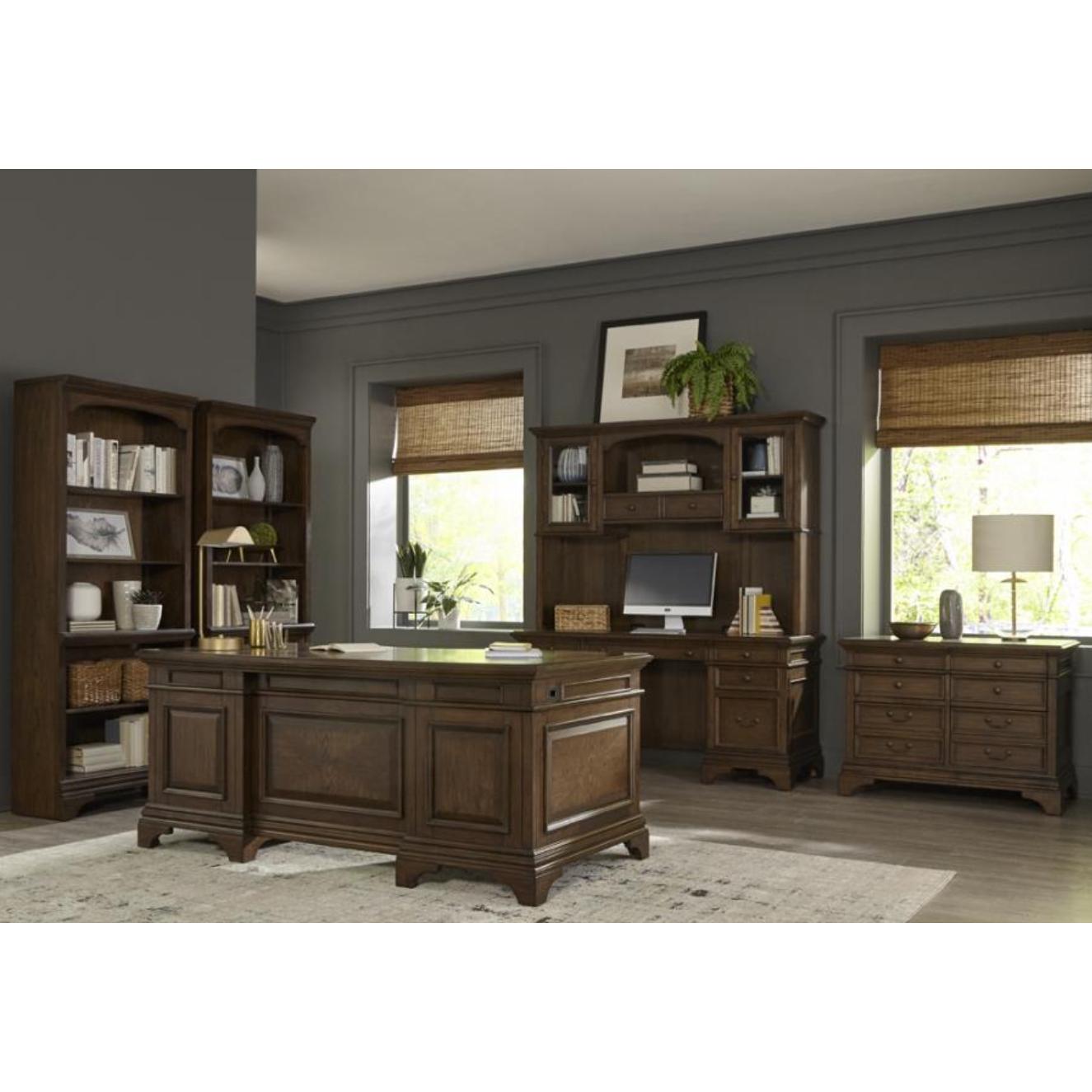  Coaster Furniture Hartshill 881285 78-inch 5-shelf Bookcase - Burnished Oak IMAGE 7