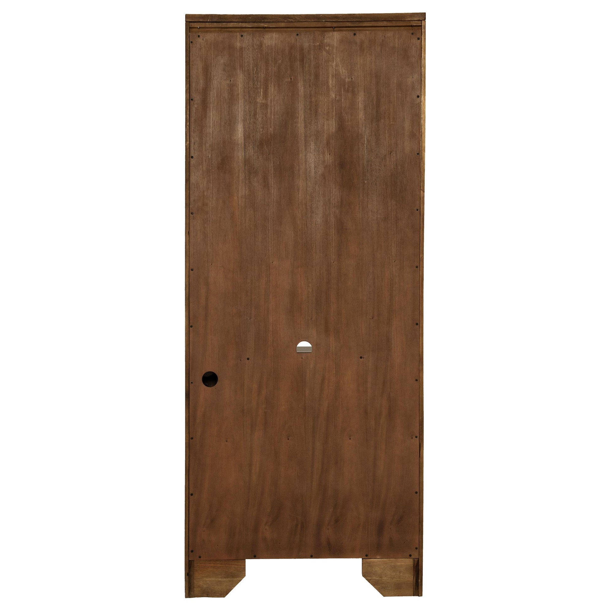  Coaster Furniture Hartshill 881286 78-inch 3-shelf Cabinet Bookcase - Burnished Oak IMAGE 6