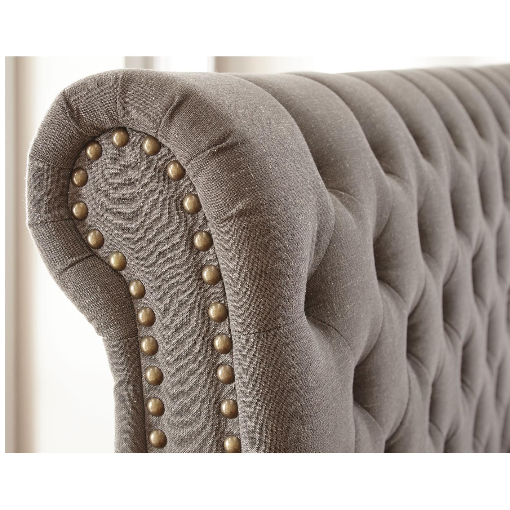  Steve Silver Furniture Swanson SS100QBEDG Queen Platform Bed - Gray IMAGE 6