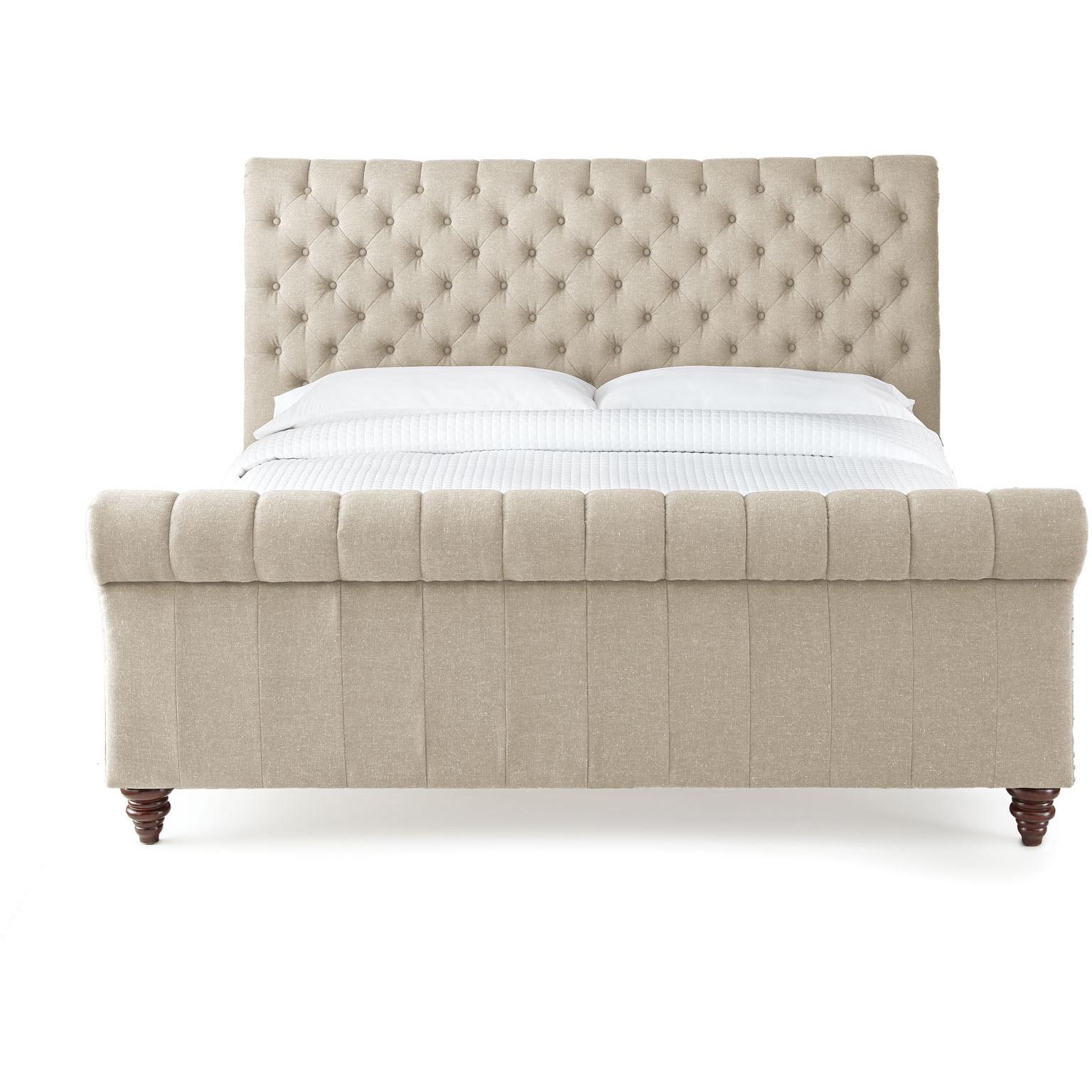  Steve Silver Furniture Swanson SS100KBEDS King Platform Bed - Sand IMAGE 2