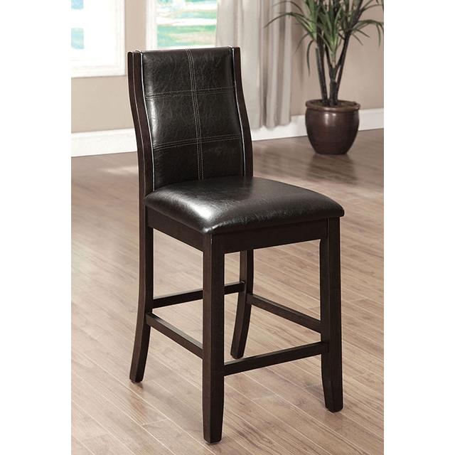  Furniture of America Townsend CM3339DK-PC-2PK Counter Height Chair IMAGE 2