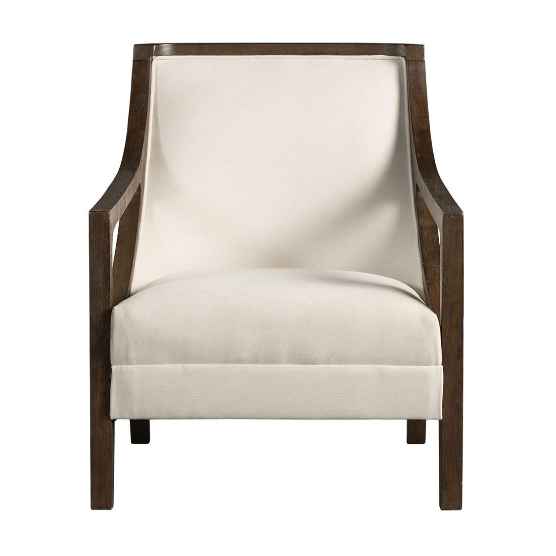  Elements International Hopkins UHK525101E Accent Chair - Natural/Espresso IMAGE 1
