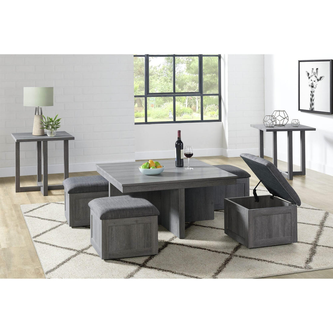  Elements International Uster CTUT100ET End Table IMAGE 1