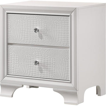  Crown Mark Lyssa B4310-2 Nightstand - Frost IMAGE 1