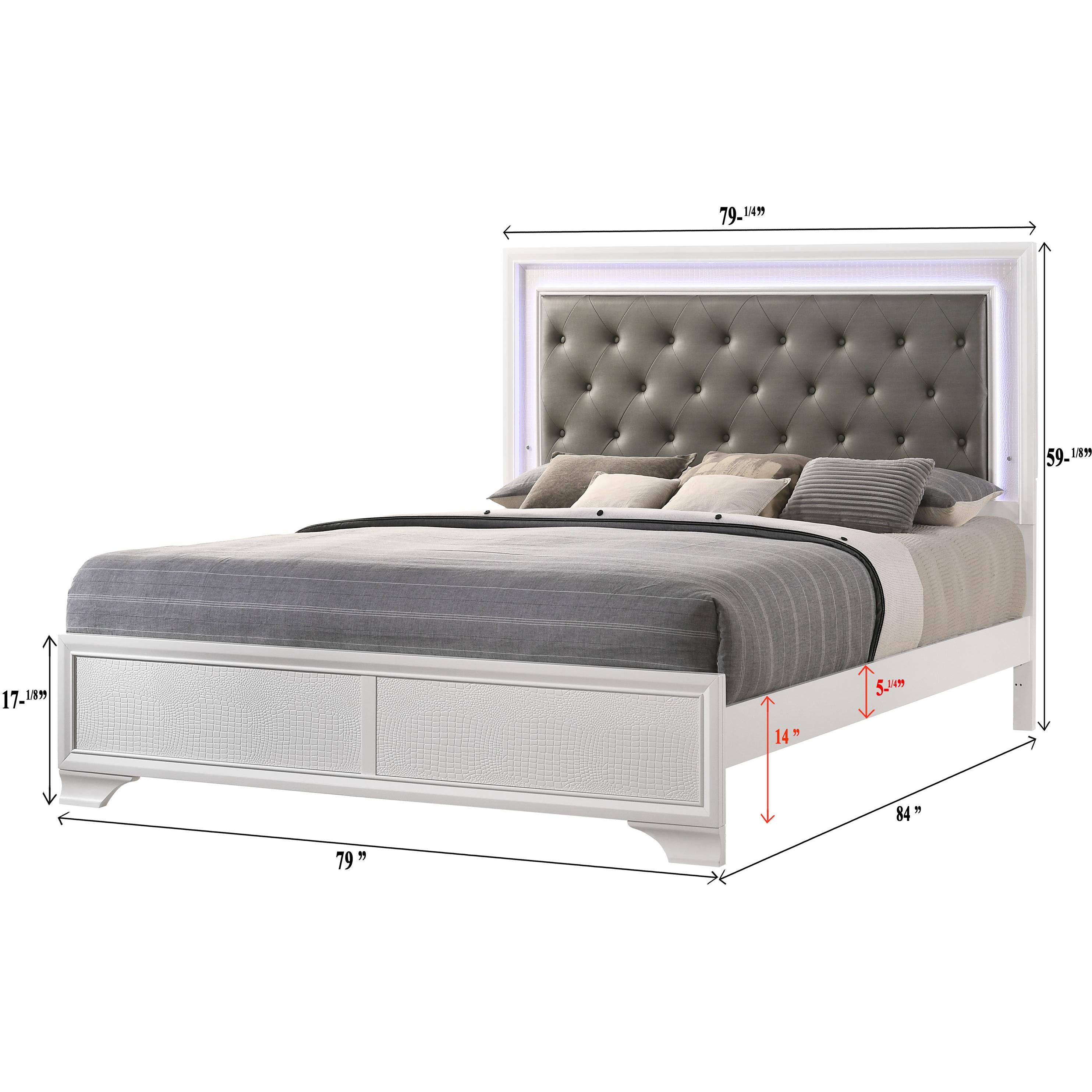  Size_King  -- Lyssa Upholstered Platform Bed IMAGE 4