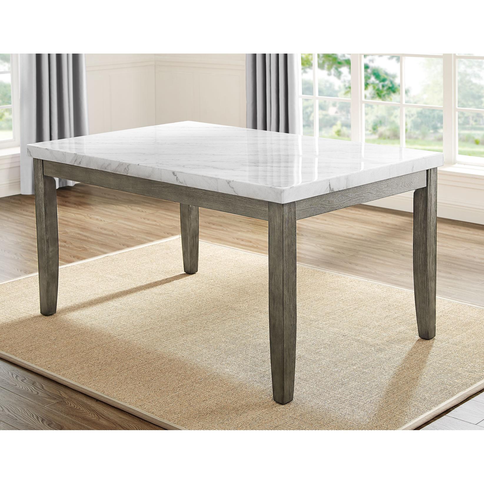  Steve Silver Furniture Emily EM500WT Dining Table IMAGE 3