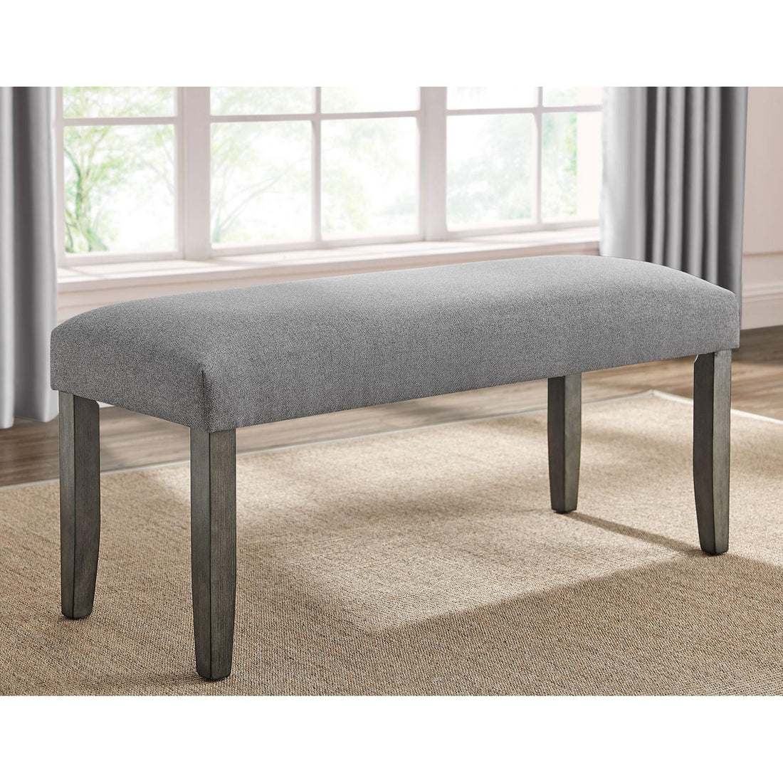  Steve Silver Furniture Emily EM500BN Backless Bench IMAGE 1