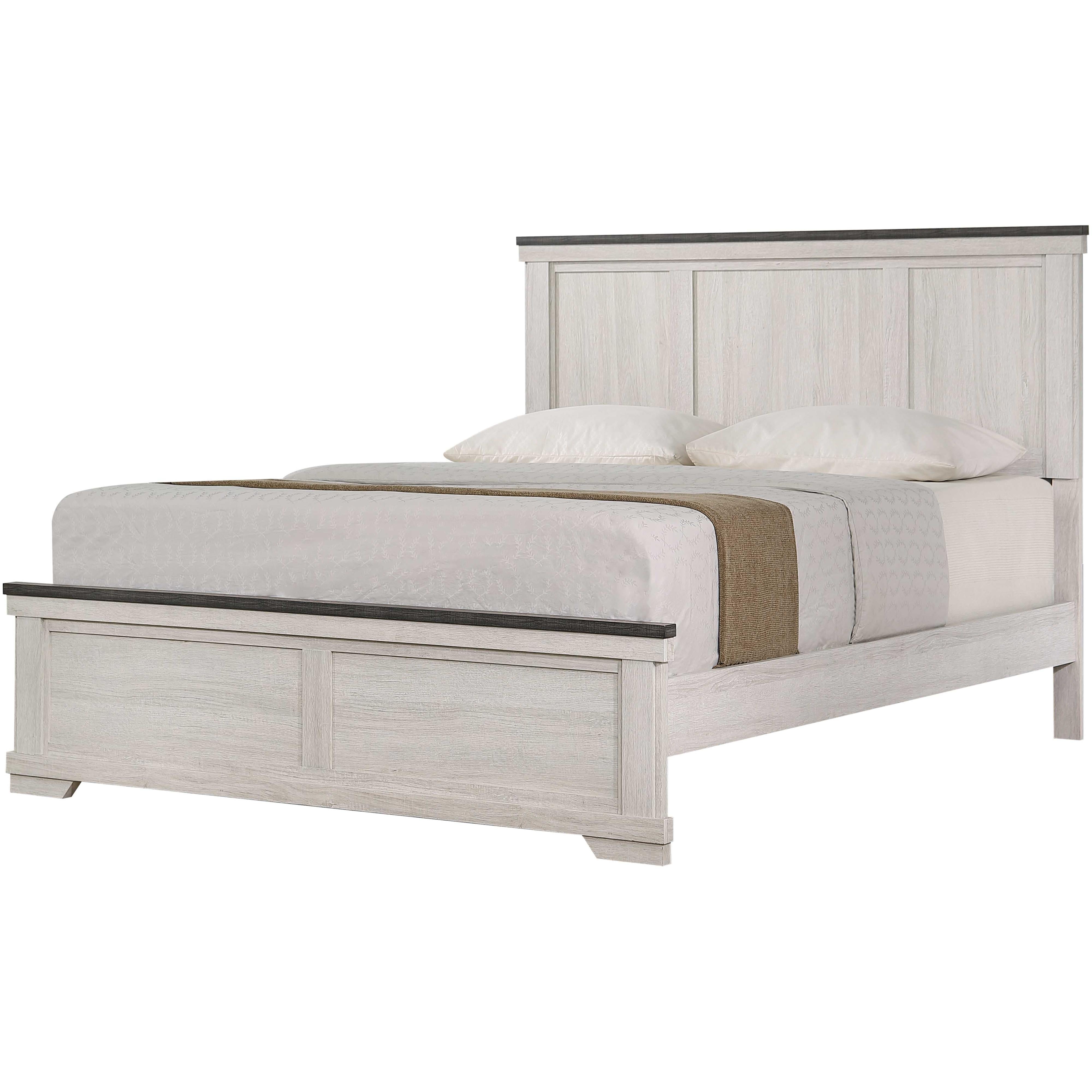  Size_Queen  -- Leighton B8180-Q Queen Panel Bed IMAGE 1