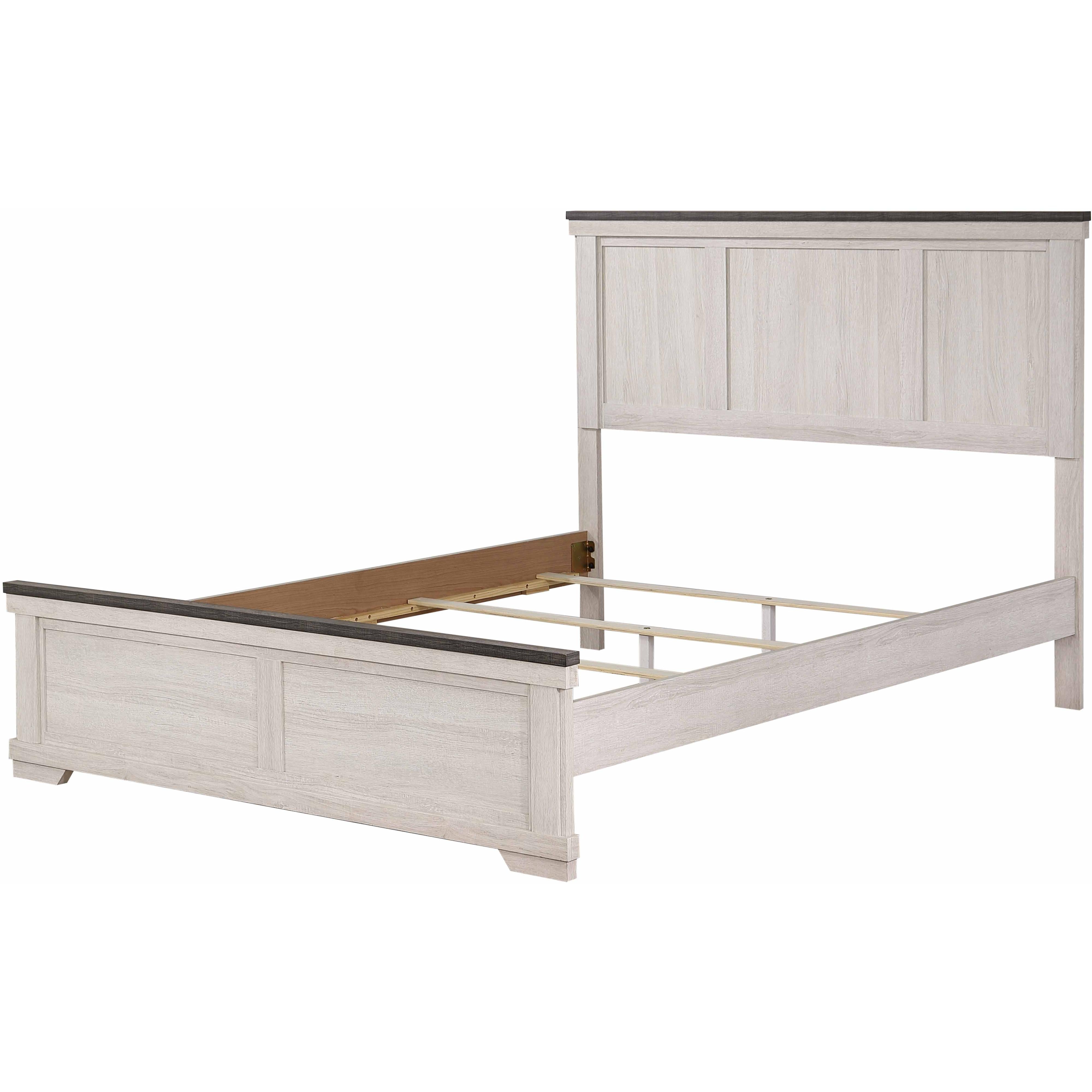  Size_Queen  -- Leighton B8180-Q Queen Panel Bed IMAGE 2