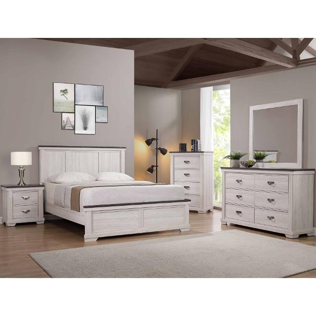  Size_Full  -- Leighton B8180-F Full Panel Bed IMAGE 2