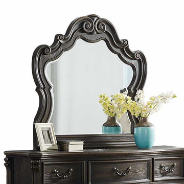  Steve Silver Furniture Rhapsody RH900MR Dresser Mirror - Molasses IMAGE 1