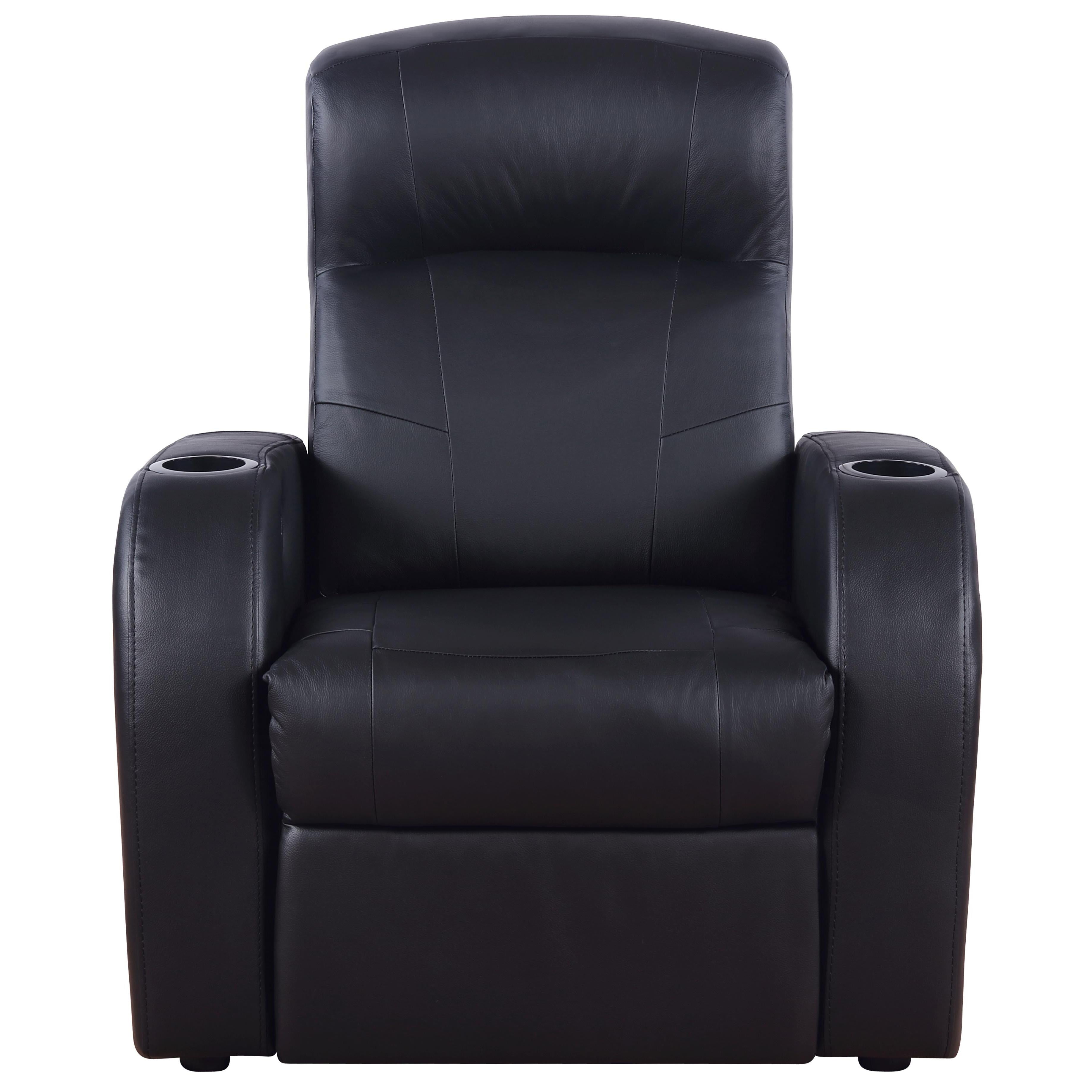  Coaster Furniture Cyrus 600001-S3B 3 pc Home Theater Seating IMAGE 3