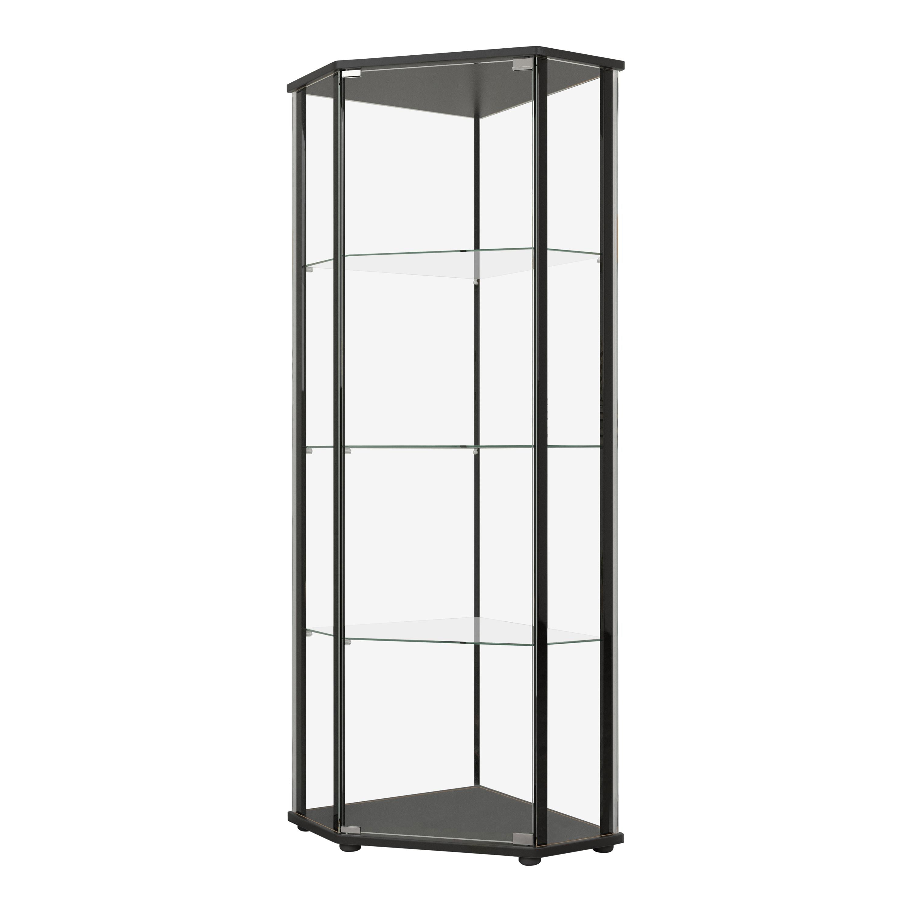  Coaster Furniture Zenobia 953234 4-shelf Curio Cabinet Display Case - Black IMAGE 1