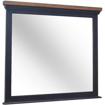  Steve Silver Furniture Bear Creek BC950MRB Dresser Mirror - Brown IMAGE 1